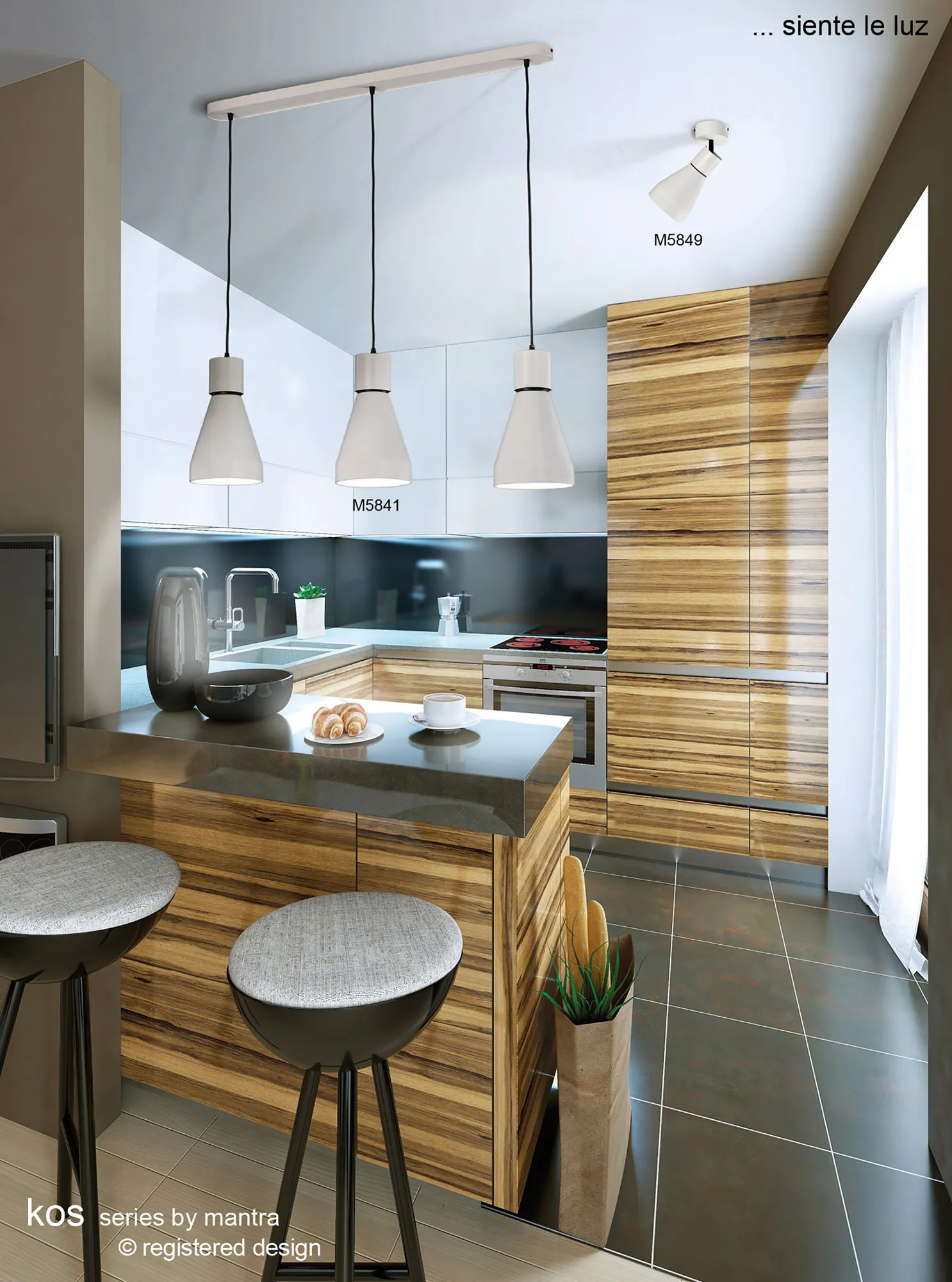 Kos GU10 Ceiling Lights Mantra Fusion Surface Spot Lights Kos GU10 Ceiling Lights Mantra Fusion Surface Spot Lights
